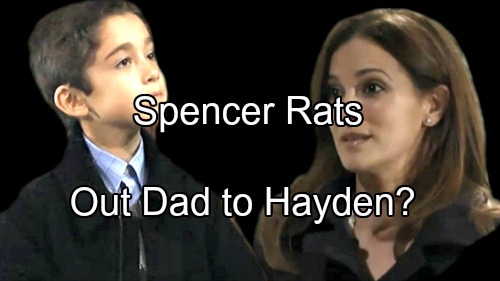 General Hospital (GH) Spoilers: Spencer Knows Fake Nikolas Murder Set Up – Spills Scheme to Hayden?