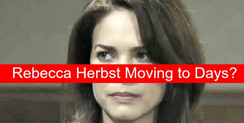 Days of Our Lives (DOOL) Spoilers: General Hospital’s Rebecca Herbst Headed to Salem – Contract Negotiations Go Downhill at GH?