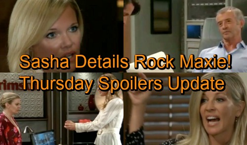 General Hospital Spoilers: Thursday, October 4 Update – Ava Provokes Carly’s Wrath – Sasha Details Rock Maxie – Chase Plays Peacemaker