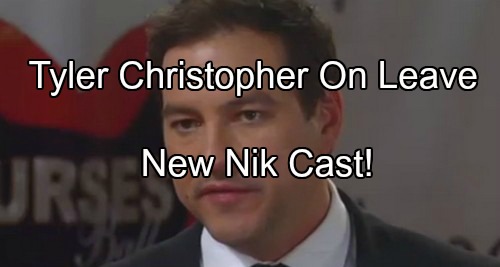 General Hospital (GH) Spoilers: Nikolas Recast as Nick Stabile – Tyler Christopher Contract Trouble, Requests Time Off