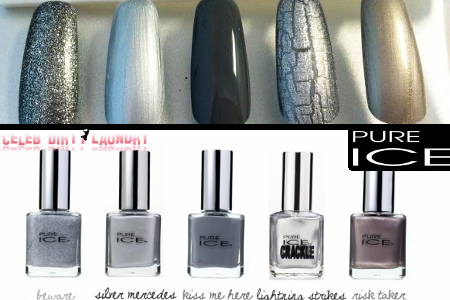 CDL Giveaway: ‘Fifty Shades of Grey’ Inspired Nail Polish — 5 Shades of Grey by Pure Ice