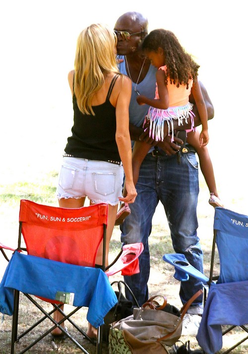 Heidi Klum and Seal Kissing Holding Hands PDA: Back Together at Family Outing (PHOTOS)