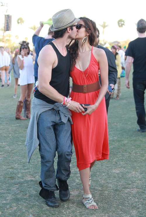 Ian Somerhalder and Nina Dobrev Hooking Up At Coachella?