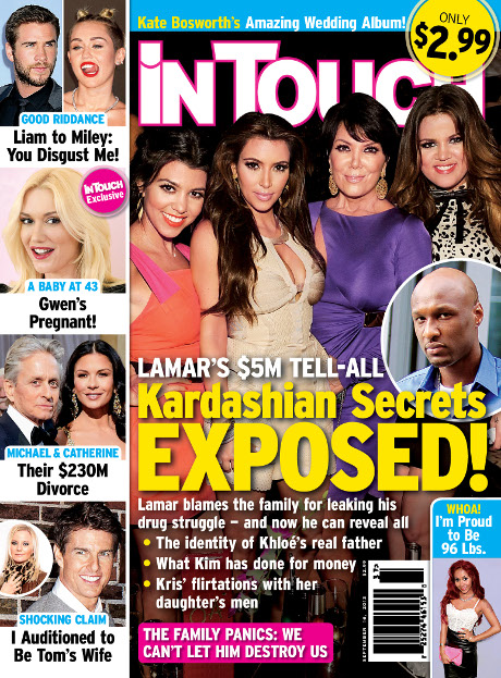 Lamar Odom Reveals Kardashian Family Dirty Secrets: Who Kris Jenner Slept With and How Kim Really Made Her Money (Photo)