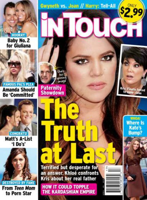 Khloe Kardashian Confronts Kris Jenner: WHO IS MY REAL FATHER? (PHOTO)
