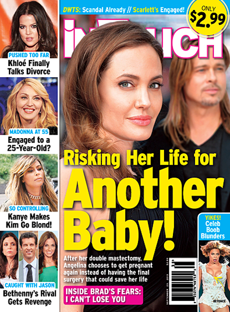 Angelina Jolie Risks her Life to have another Baby Brad Pitt Doesn’t Want! (PHOTO)