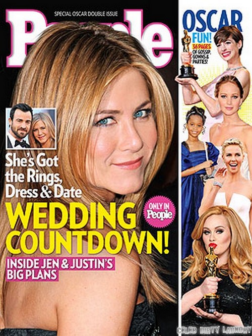 Jennifer Aniston Planning Justin Theroux Wedding (Photo)