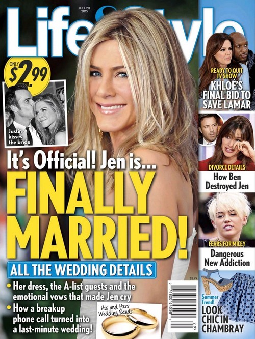Jennifer Aniston and Justin Theroux Finally Married In Secret Wedding Ceremony After 3 Year Engagement?