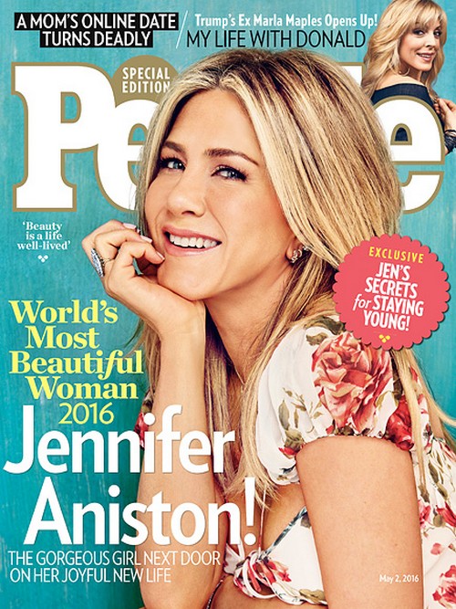 Jennifer Aniston Named People Magazine’s ‘Most Beautiful Woman’ 2016!