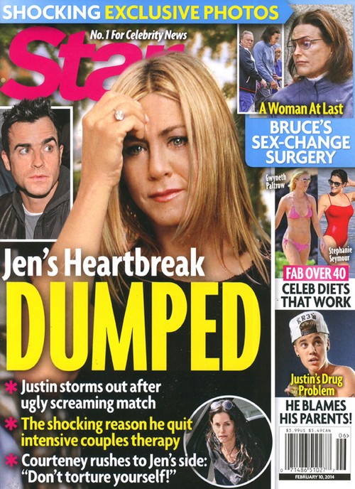 Jennifer Aniston and Justin Theroux Break Up After Ugly Fight (PHOTO)