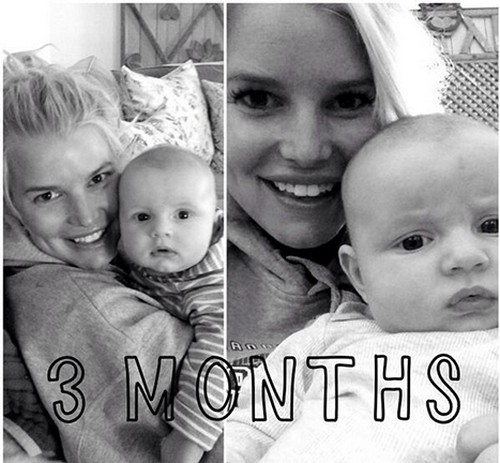 Jessica Simpson Proudly Shows Off Baby Ace Knute – Nice Contrast To Kim Kardashian and Her “Accessory,” North West (PHOTOS)