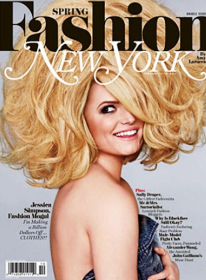 Jessica Simpson & Her Hair Rock The Cover Of New York Magazine