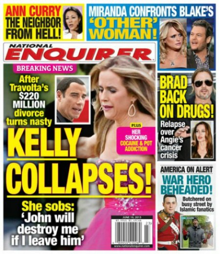 Kelly Preston Collapses After $200 Million John Travolta Divorce (Photo)