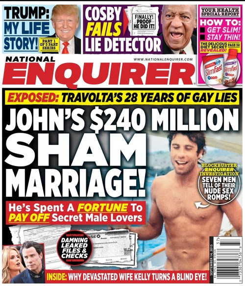 John Travolta $240 Million Sham Marriage – Payoffs to Secret Male Lovers – Is Kelly Preston Involved?