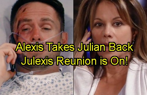 ‘General Hospital’ Spoilers: Julexis Back On – Julian Moves In with Ex – Guilty Alexis Provides Loving Care