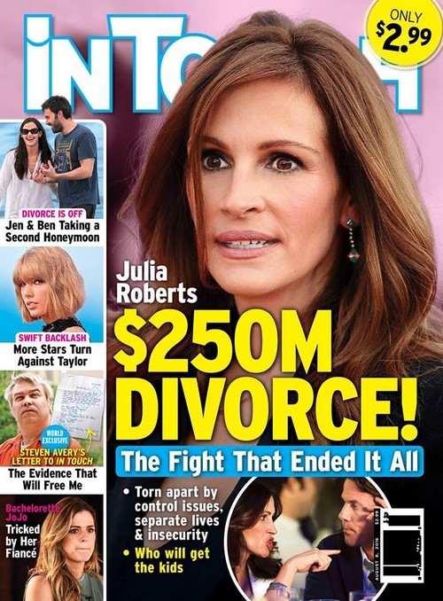Julia Roberts and Danny Moder Divorce: Longtime Couple Splits, $250 Million Fortune At Stake – Who Gets Custody of The Kids?