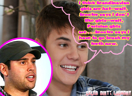 Justin Bieber Wets Scooter Braun’s Bed