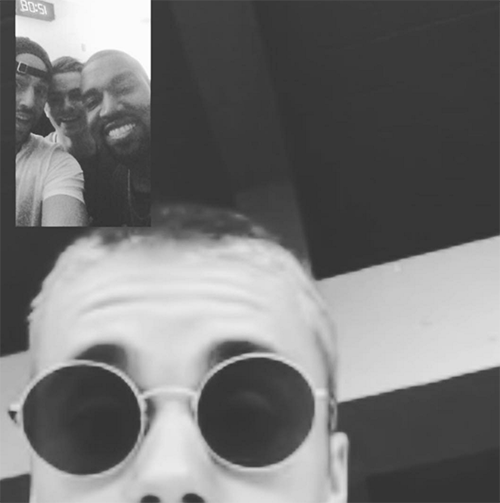Justin Bieber Officially Sides With Kanye West In Taylor Swift Feud: Posts Pic Of Yeezy Laughing In T-Swift’s Face? (PHOTO)