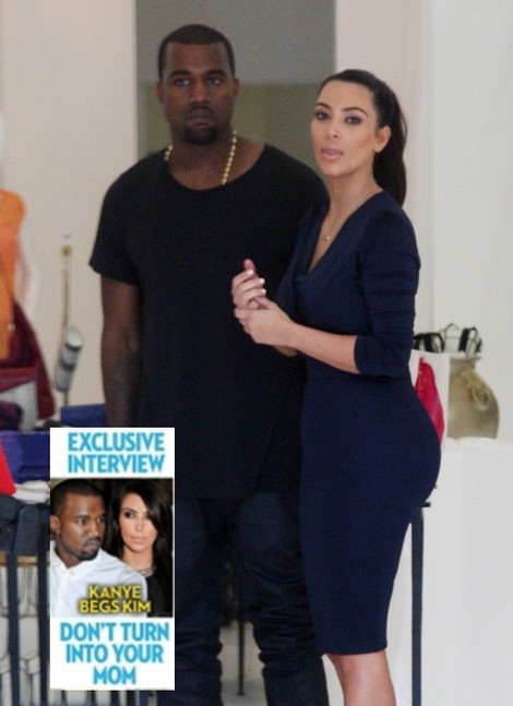 Kanye West Fears Kim Kardashian Turning Into Kris Jenner