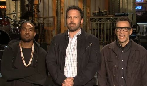 Videos of Kanye West’s Saturday Night Live Appearance with Ben Affleck Host 5/18/13: The Most Awkward SNL Ever?