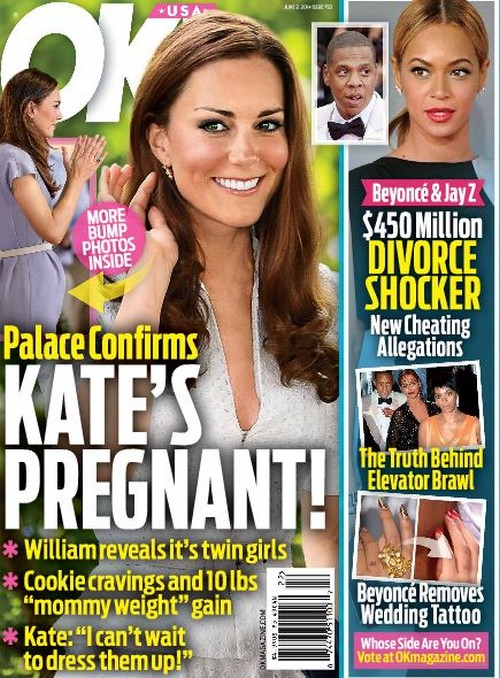 Kate Middleton Pregnant With Twin Girls? – Palace Confirms Pregnancy – Report