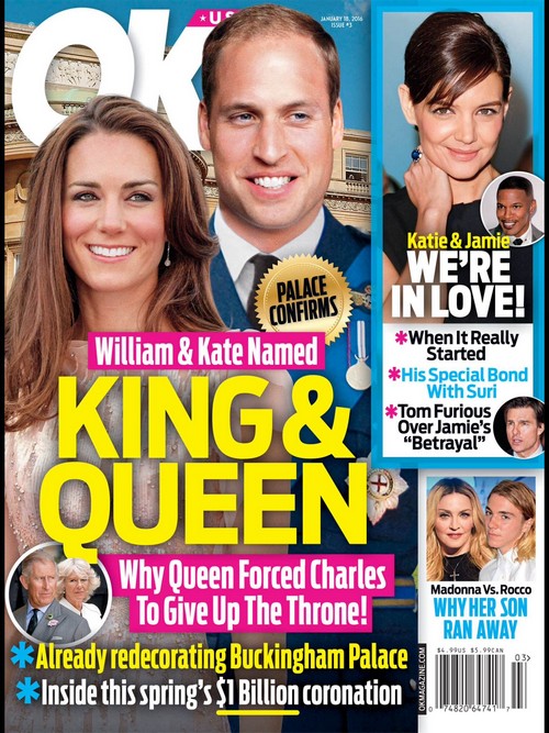 Kate Middleton and Prince William Named Queen & King by Queen Elizabeth: Prince Charles Forced Out – Report