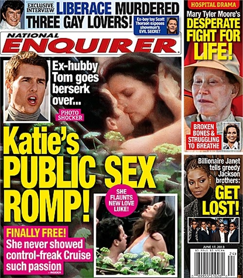 Tom Cruise Furious Over Katie Holmes’ Sex Romp With Luke Kirby