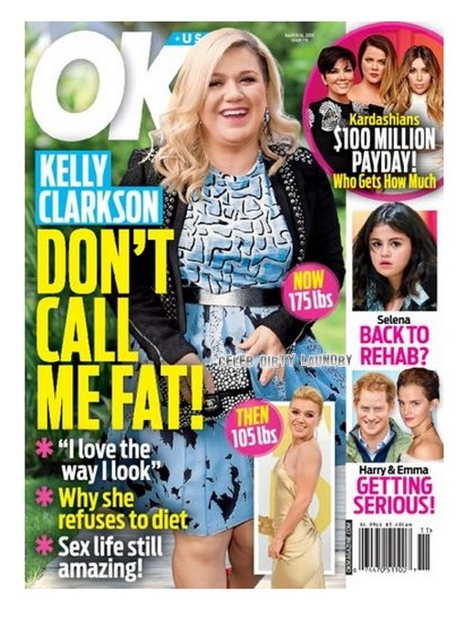 Kelly Clarkson Gains 70 Pounds: “Don’t Call me Fat” – Refuses to Diet – Weighs 175 LBS? (PHOTO)