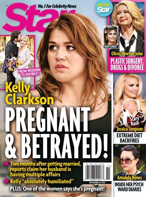 Kelly Clarkson Pregnant and Betrayed by Brandon Blackstock Cheating – Report (PHOTO)