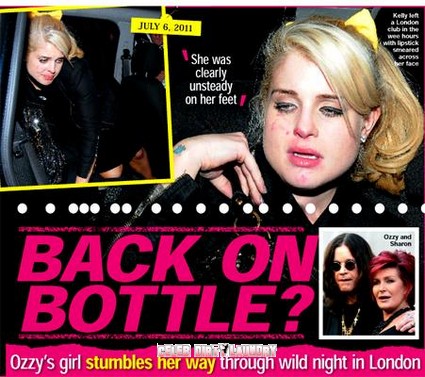 Kelly Osbourne Takes a Hard Fall Off The Wagon