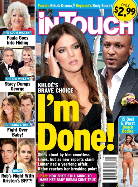Khloe Kardashian Done With Lamar Odom Marriage After His Latest Affair, Wants Divorce!