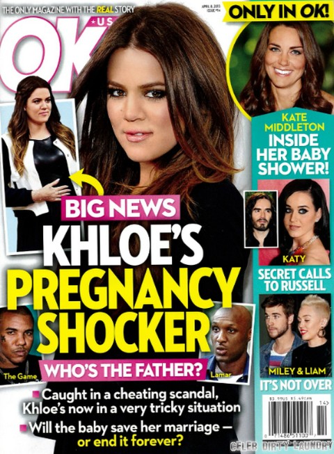 Khloe Kardashian Pregnant At Last! – Is The Game or Lamar Odom The Father?