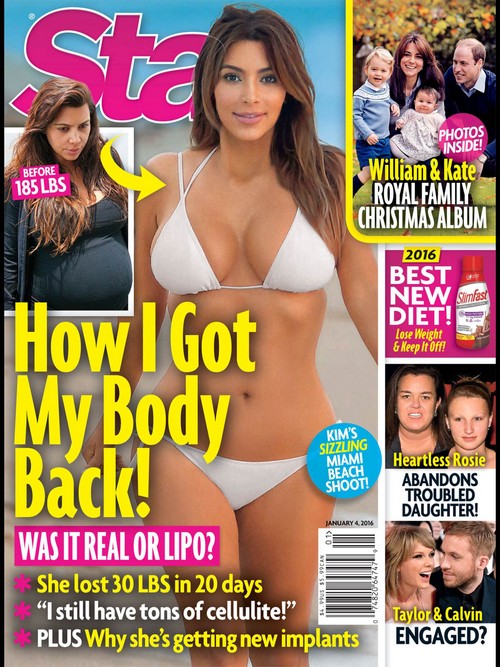Kim Kardashian Risking Health To Lose Saint West Baby Weight: Tummy Tuck and Liposuction, Starvation Diet?