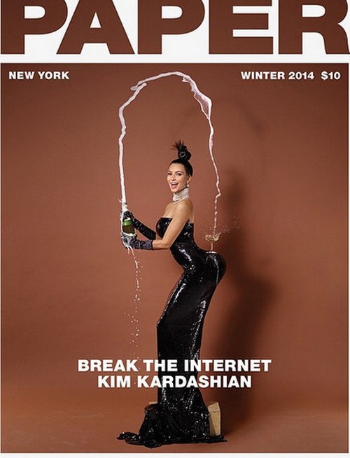 Kim Kardashian’s Bare Butt Rejected by Champagne Sponsors: Paper Magazine Photos in “Poor Taste”