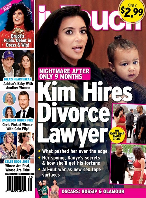 Kim Kardashian Hires Divorce Lawyer: Kim’s Out To Get Kanye West’s Fortune In Light Of New Sex Tape Surfacing! (PHOTO)