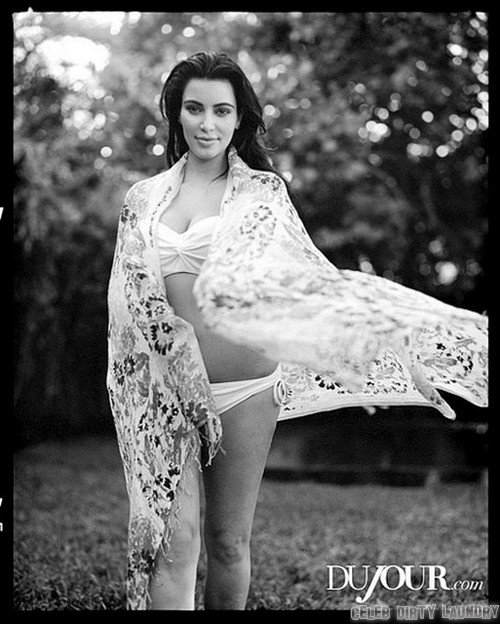 Kim Kardashian Debuts Nude Baby Bump Photos