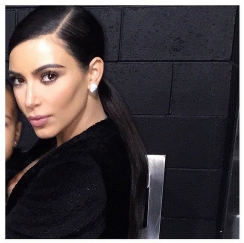 Kim Kardashian Crops North West Out Of Instagram Picture: Selfish Narcissist (PHOTO)