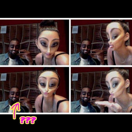 Kim Kardashian and Kanye West Pretend to be Aliens when they Smoke Marijuana! (Photo)
