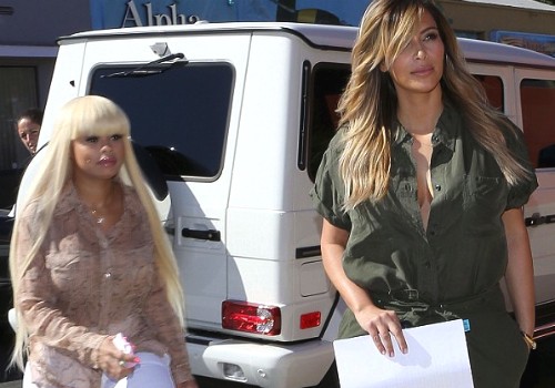 Kim Kardashian and Blac Chyna Twerking and Skinny Dipping Videos – Ride Mechanical Bull at Kris Kenner’s Pool Party