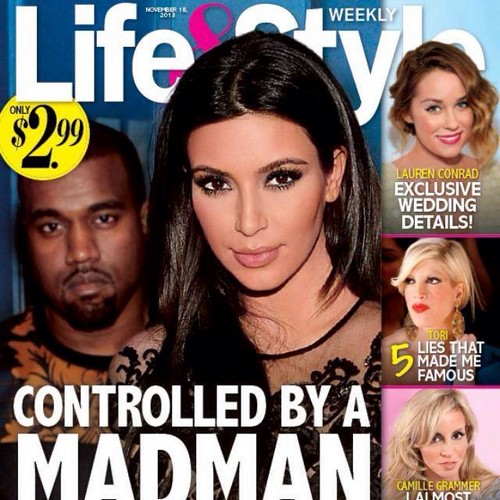 Kim Kardashian Controlled By “Madman” Kanye West: Is Kim In Danger? (PHOTO)