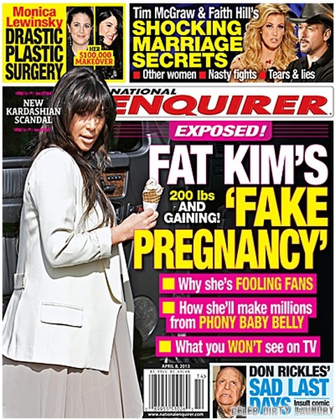 Kim Kardashian’s Fake Baby Bump, Pregnancy – Using Surrogate Mother – Report