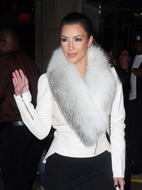 Kim Kardashian Is A Two Faced Animal Hater: Promotes Her Cheap Line Of Faux Fur On Twitter