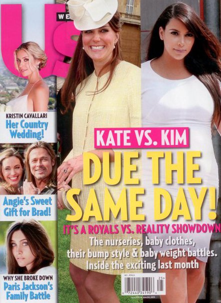 Kate Middleton vs. Kim Kardashian: These Pregnant Mothers Have the Same Due Dates! (PHOTO)