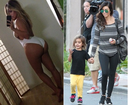 Kourtney Kardashian and Kim Kardashian Fight Over Kim’s Horribly Negligent Parenting of North West: Rift Grows Deeper By the Day (PHOTOS)