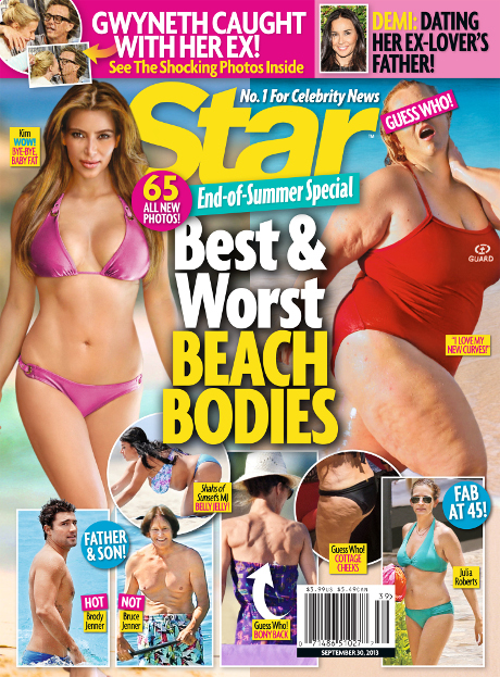 Kim Kardashian Makes The Best & Worst Celebrity Beach Bodies List — Is She Fab or Flab? (PHOTO)