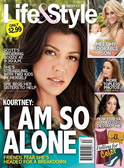 Friends Fear Kourtney Kardashian Is Headed For A Breakdown