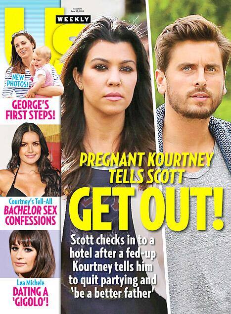 Kourtney Kardashian Banishes Scott Disick From Family Home: Be A Better Father, Stop Partying! (PHOTO)