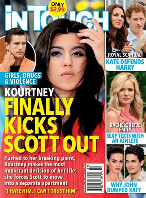 Kourtney Kardashian Throws Scott Disick Out: ‘I Hate Him, I Can’t Trust Him!’ (Photo)