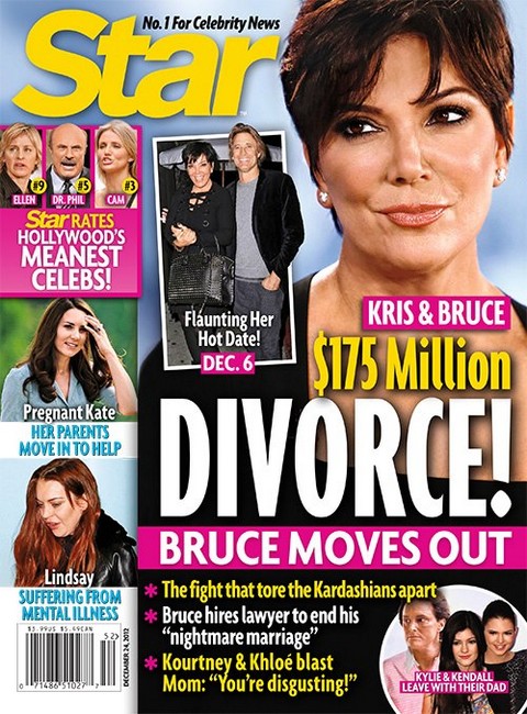 Divorce ON as Kris Jenner Flaunts New Hot Date and Bruce Jenner Walks Out With Kylie and Kendall! (Photo)
