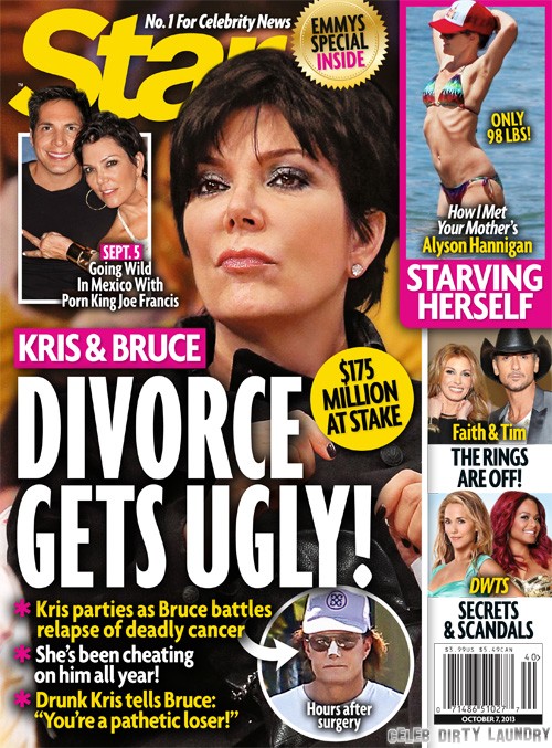 Kris and Bruce Jenner’s Divorce and Separation Get Ugly: Bruce Catches Kris Cheating With Joe Francis (PHOTO)